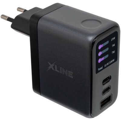 Ładowarka sieciowa XLINE WCT703K 70W GaN Czarny