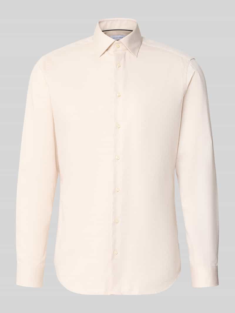 Koszula w kroju regular fit do biznesu z kołnierzykiem typu kent