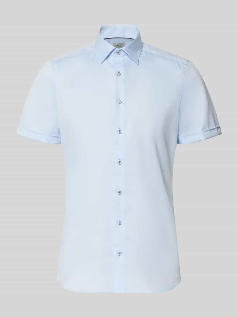 Koszula o kroju slim fit biznes z kołnierzykiem typu kent