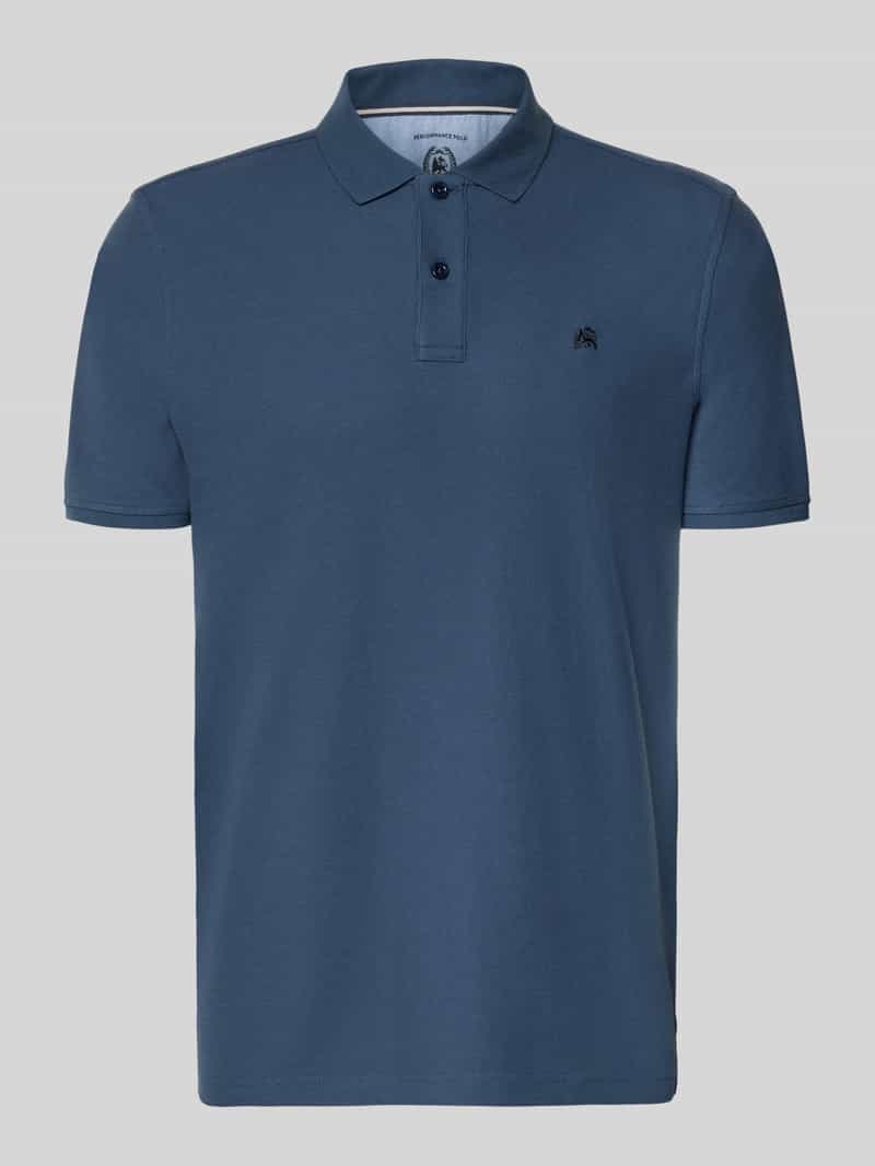 Koszulka polo o kroju regular fit z wyhaftowanym logo model „Performance”
