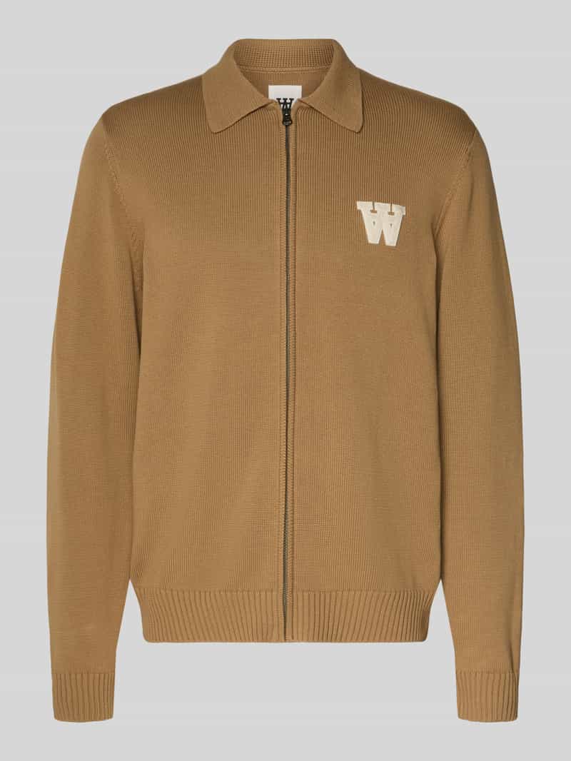 Kardigan w dzianinowym wyglądzie o kroju regular fit model 'Tay'