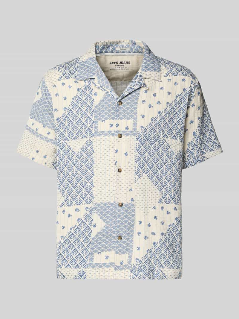 Koszula casualowa o kroju relaxed fit z czystej bawełny model 'PISARROT'