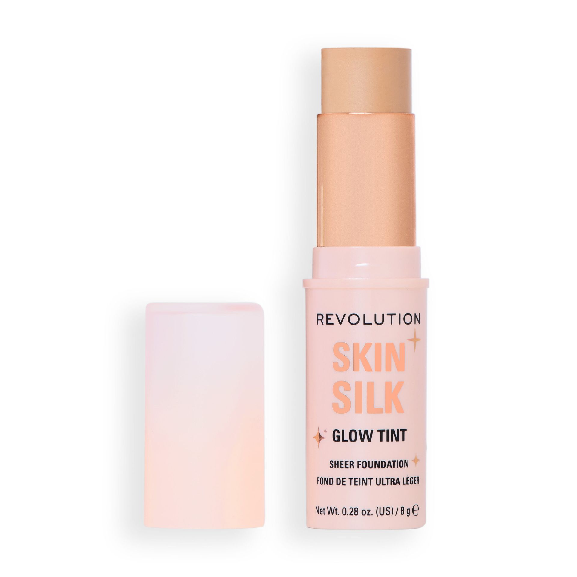 Makeup Revolution Skin Silk Glow Tint Rozświetlający Podkład w Sztyfcie Light Neutral