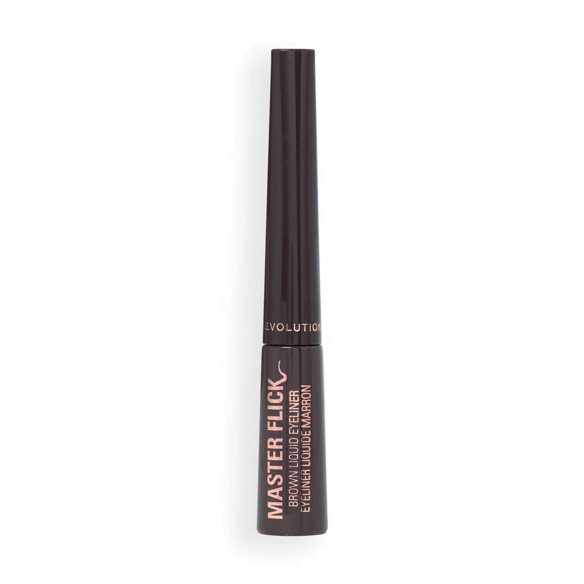 Makeup Revolution Master Flick Dip Eyeliner w Płynie Mocha Brown