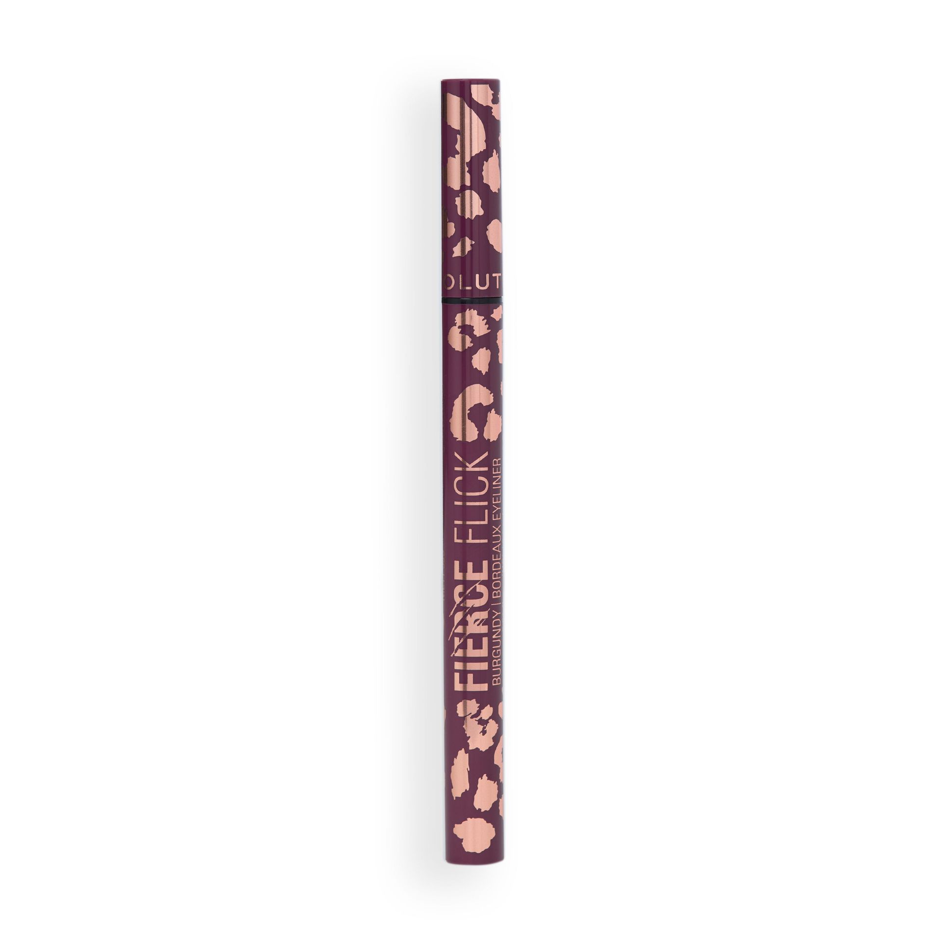 Makeup Revolution Fierce Flick Felt Eyeliner w Pisaku Cherry Coded Burgundy