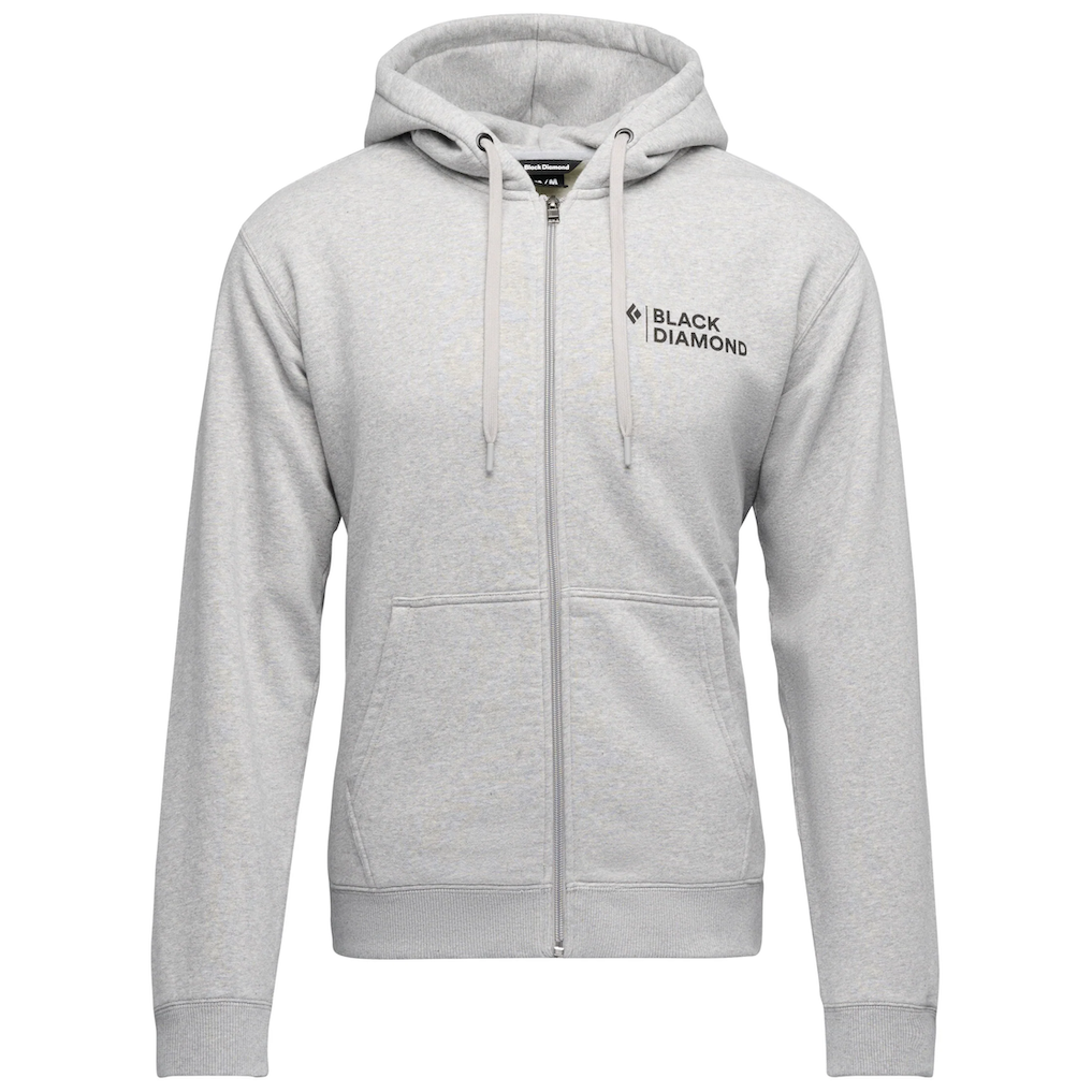 Bluza męska Black Diamond M Mini Stacked Fz Hoody Rozmiar: M / Kolor: jasnoszary