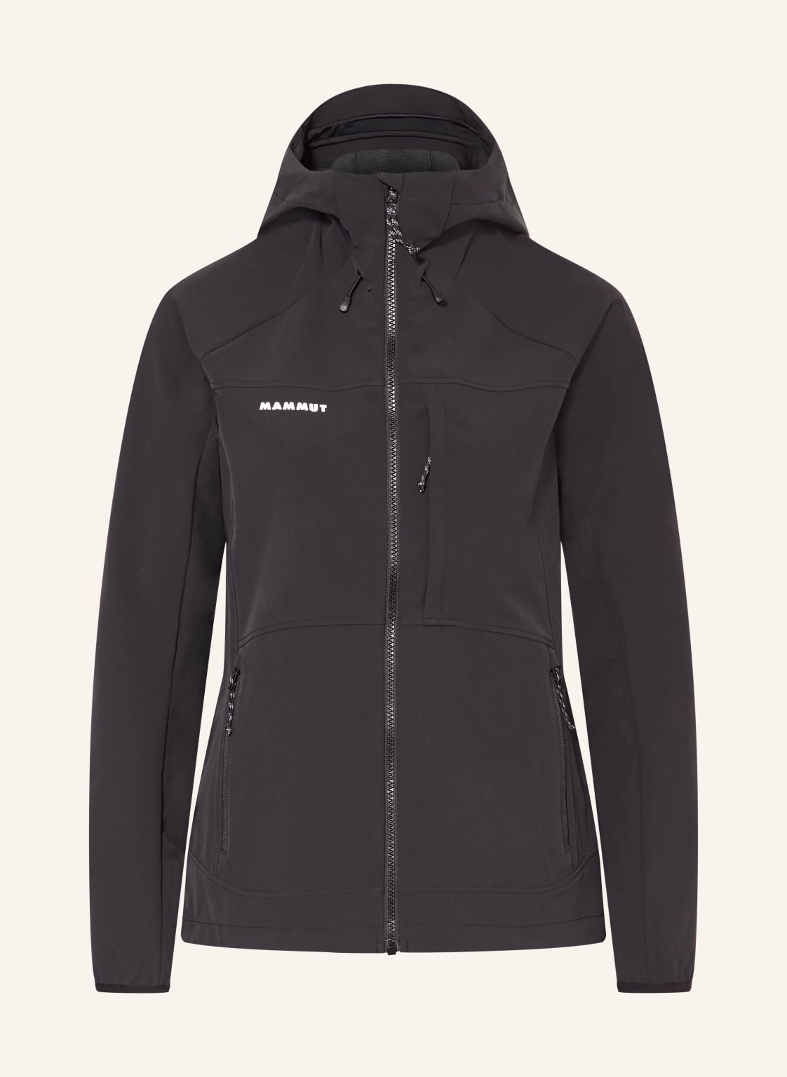 Mammut Kurtka Softshellowa Ultimate Comfort So Hooded schwarz