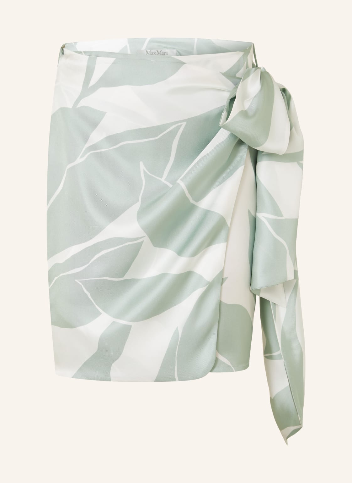 Max Mara Spódnica Kopertowa Strano Z Jedwabiu gruen