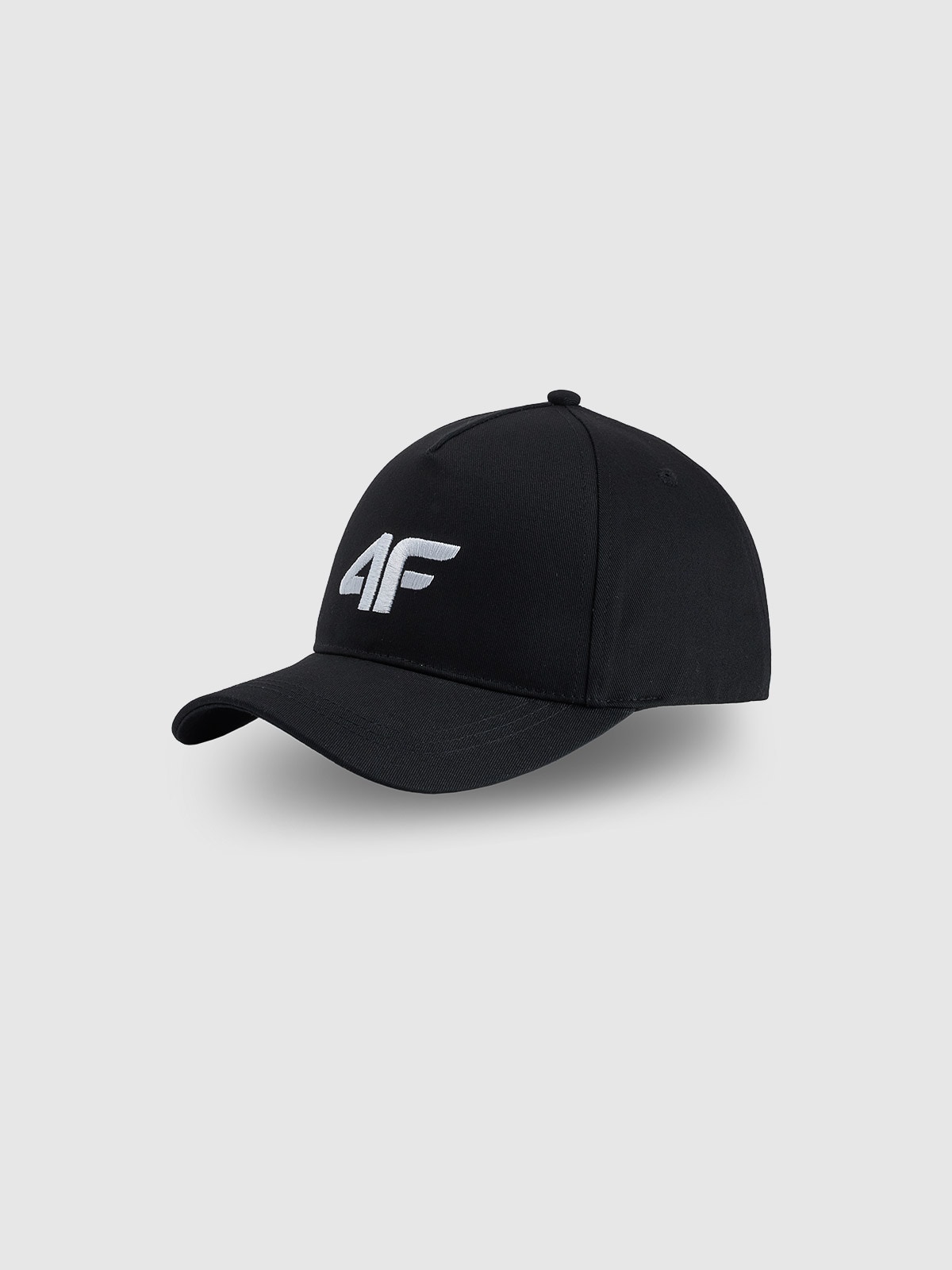 4F Czapka z daszkiem strapback damska - czarna S/M