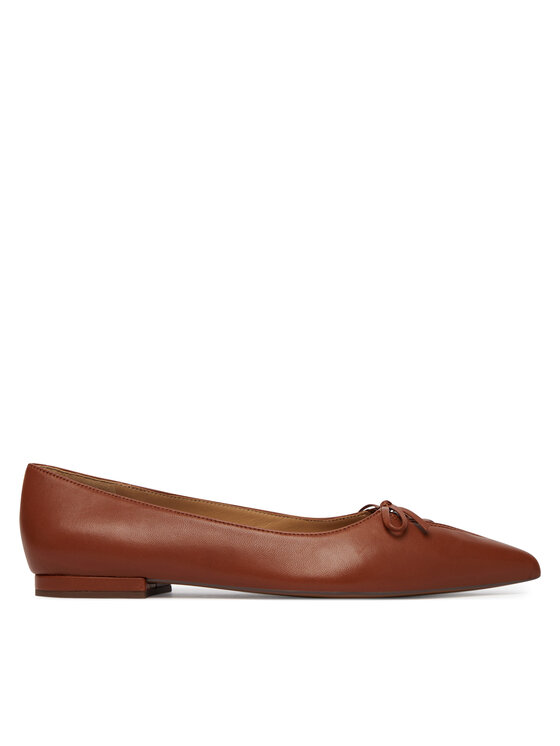 LAUREN RALPH LAUREN Baleriny 802P06376001 Brązowy