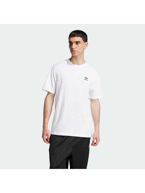 adidas T-Shirt Trefoil Essentials JI8544 Biały Regular Fit