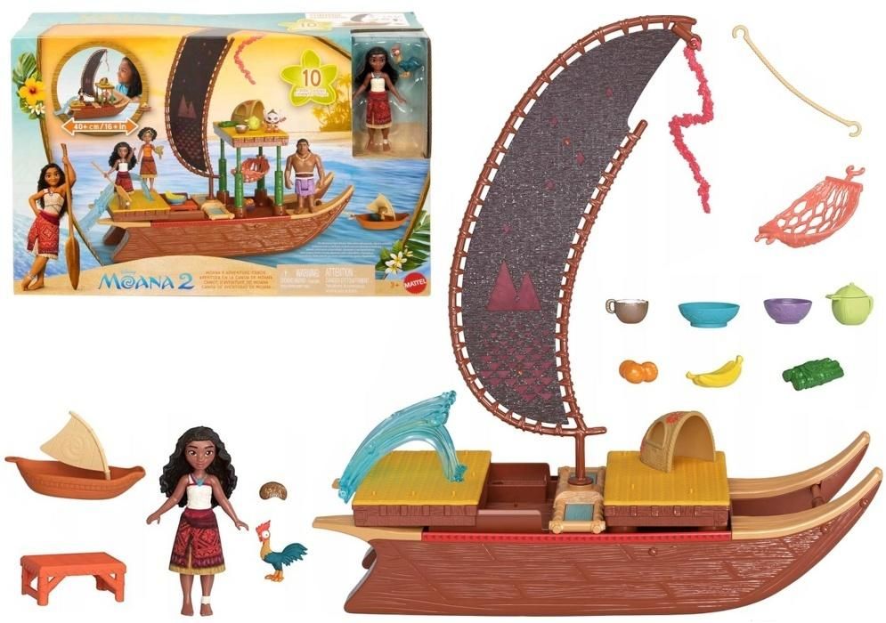 Figurki Disney Vaiana Wyprawa canoe - figurka