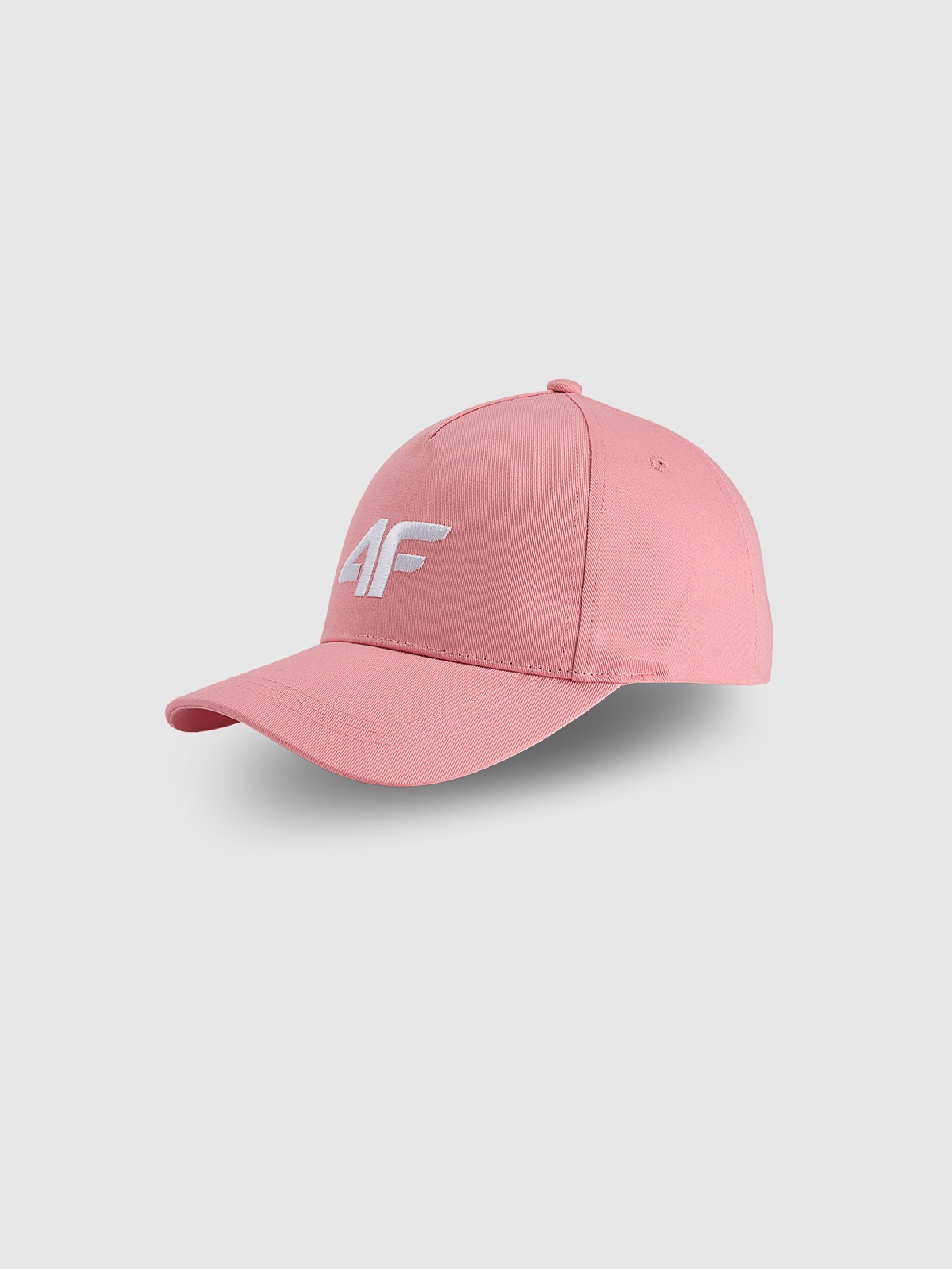 4F Czapka z daszkiem strapback damska - różowa S/M