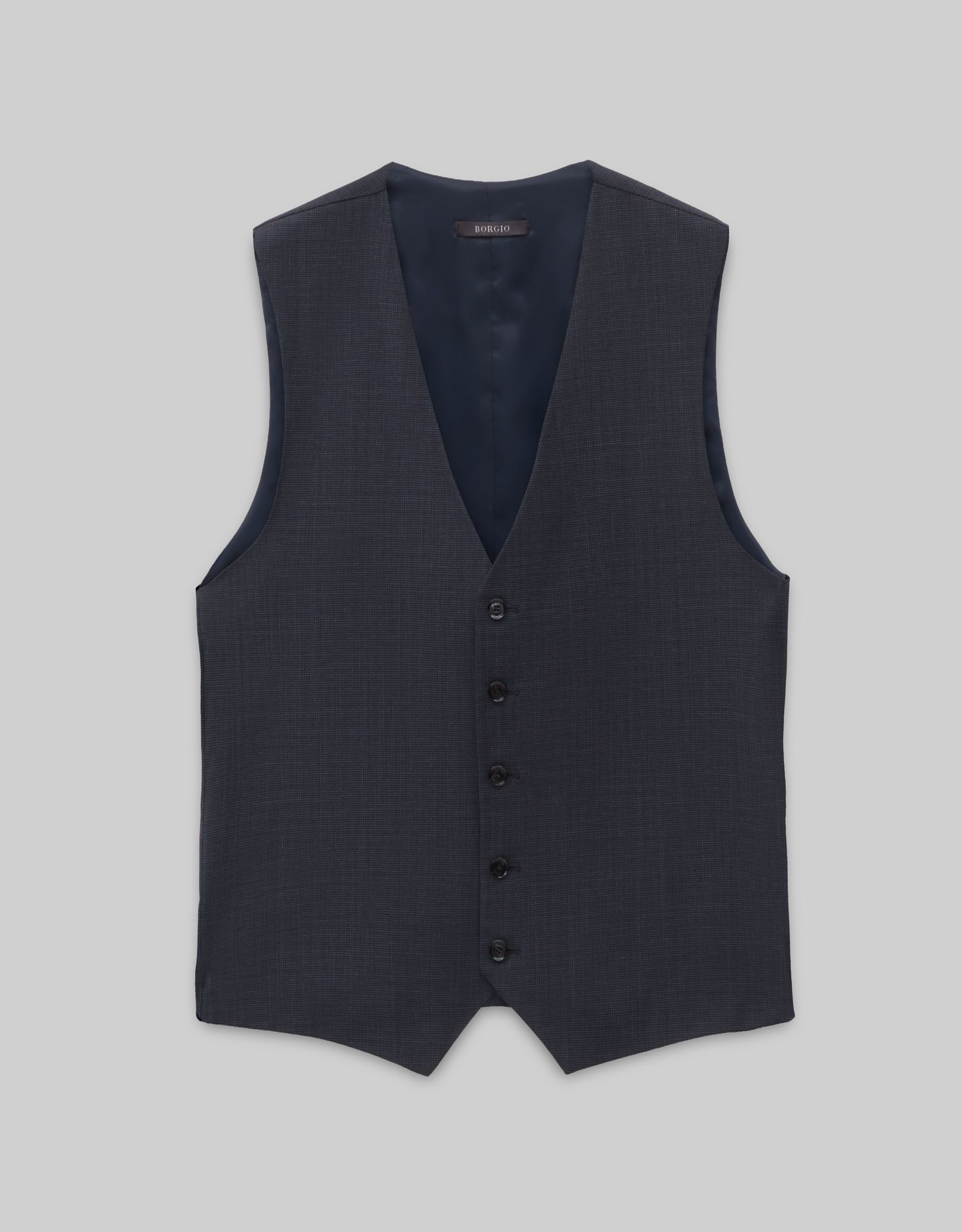 kamizelka do zestawu varese slim fit granatowa