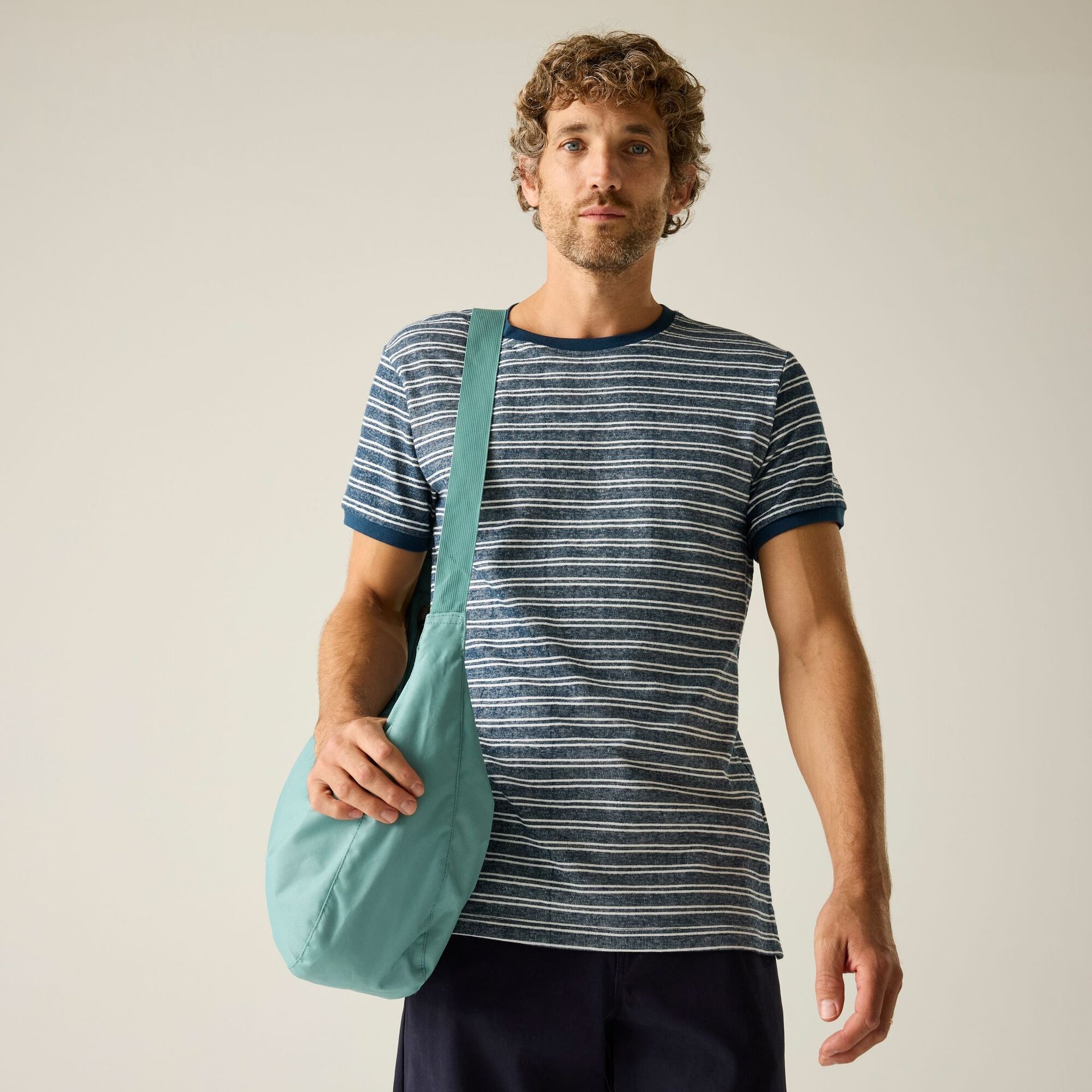 Regatta Regatta Koszulka męska Benlin Niebieski, Rozmiar: 5XL