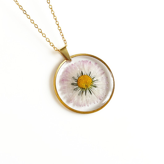 Naszyjnik z kwiatami, prezent dla kobiet