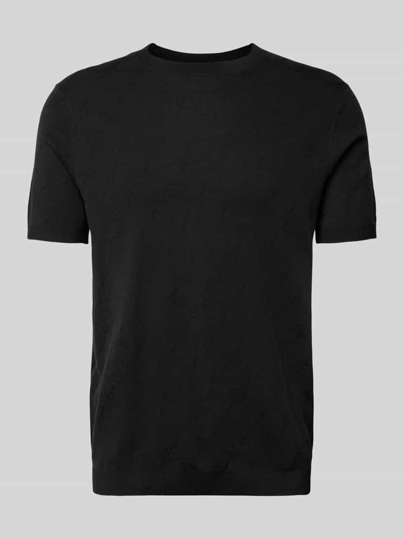 t-shirt z dodatkiem wiskozy i okrągłym dekoltem model 'Ravao'