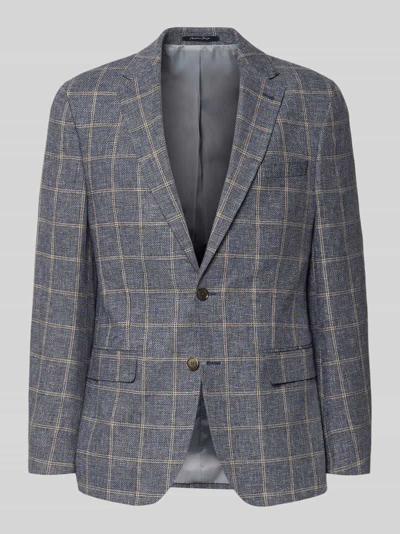 Marynarka o kroju nowoczesnym z kieszeniami z patką i kołnierzem z połami