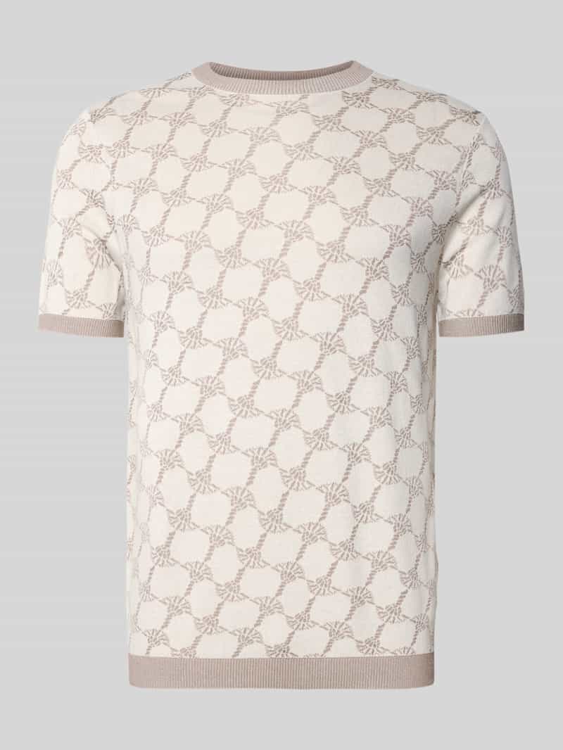 t-shirt z dodatkiem wiskozy i okrągłym dekoltem model 'Ravao'