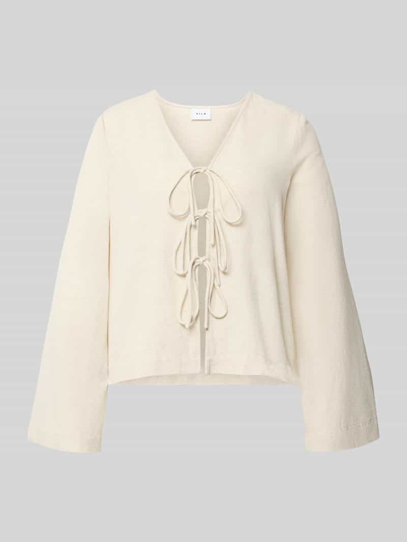 Koszulka bluzkowa z mieszanki wiskozy z wiązaniem