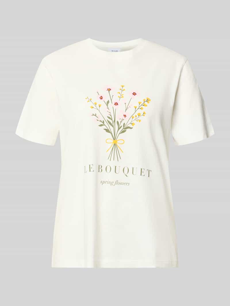 t-shirt z nadrukiem z motywem model 'SYBIL'