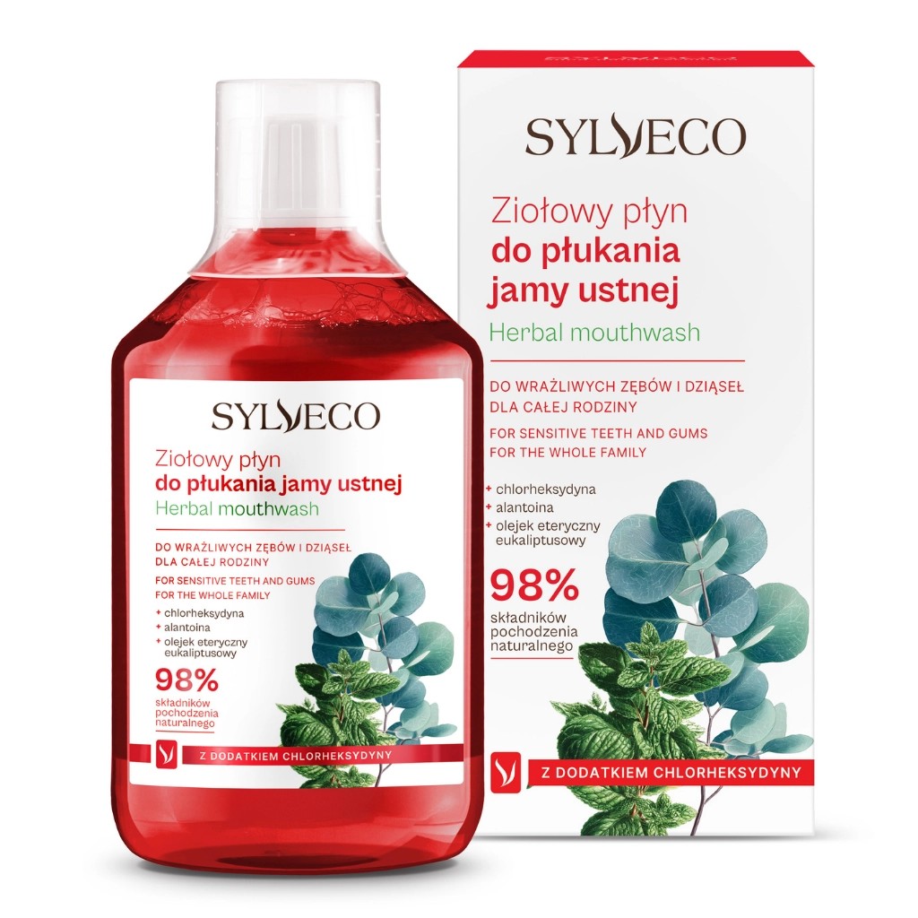 Sylveco Ziołowy Płyn do Płukania Jamy Ustnej z Chlorheksydyną 500ml