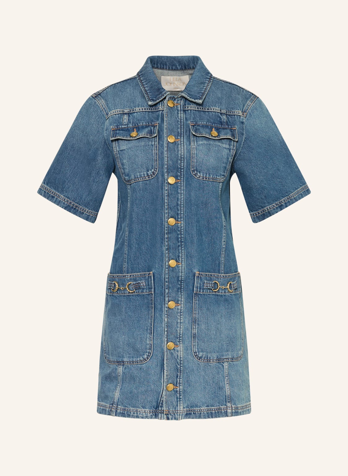 Ulla Johnson Sukienka Dżinsowa blau