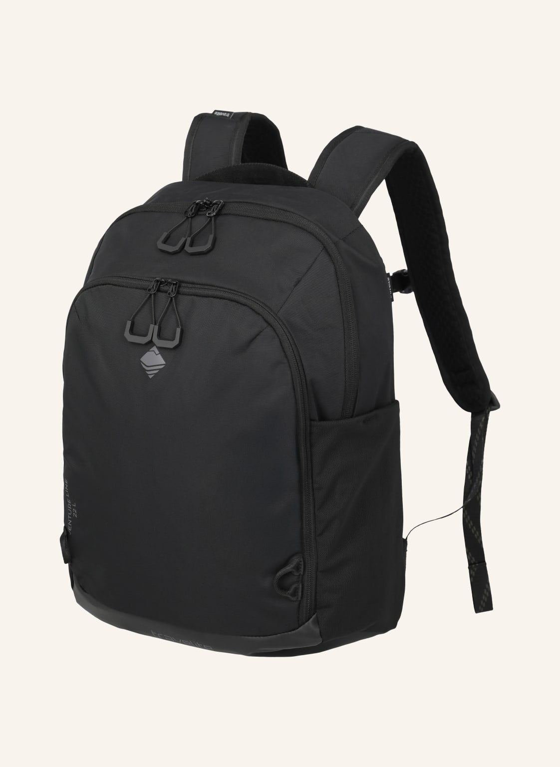 Travelite Plecak Venture Line Medium 22 L Z Przegrodą Na Laptopa schwarz