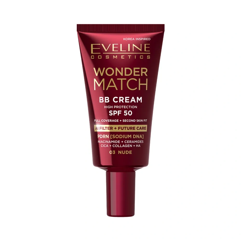 Eveline Cosmetics Wonder Match kryjący krem BB z SPF50 03 Nude 30 ml
