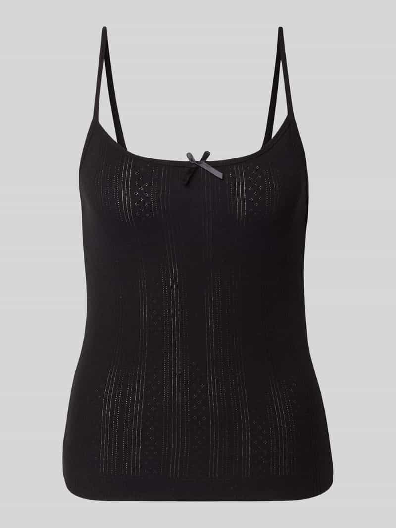 Top o kroju regular fit z czystej bawełny model 'MARIE'