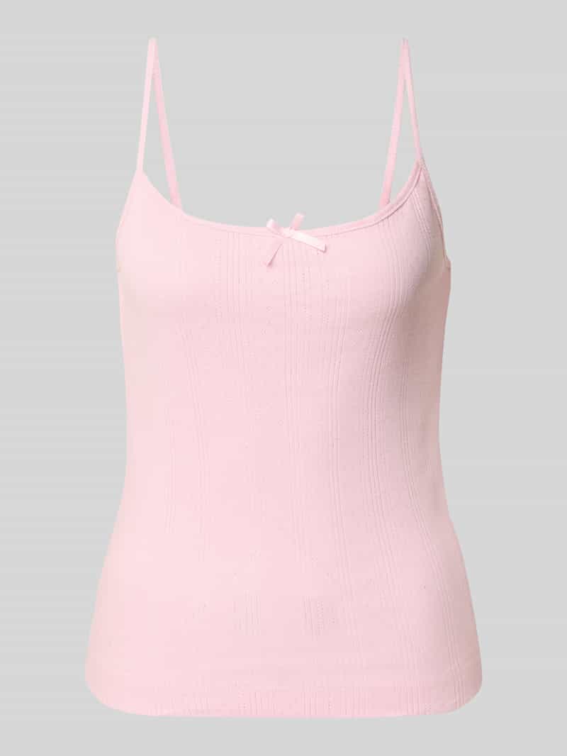 Top o kroju regular fit z czystej bawełny model 'MARIE'