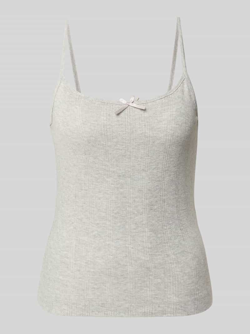 Top o kroju regular fit z czystej bawełny model 'MARIE'