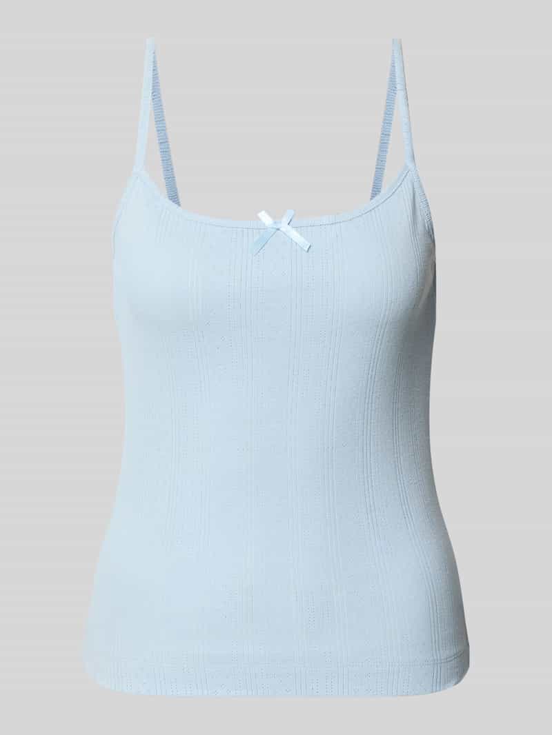 Top o kroju regular fit z czystej bawełny model 'MARIE'