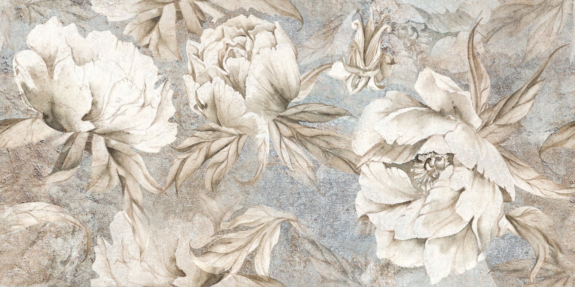 Cersanit Dekor Aiora Flowers Beige Mat Rectified 59,8X119,8