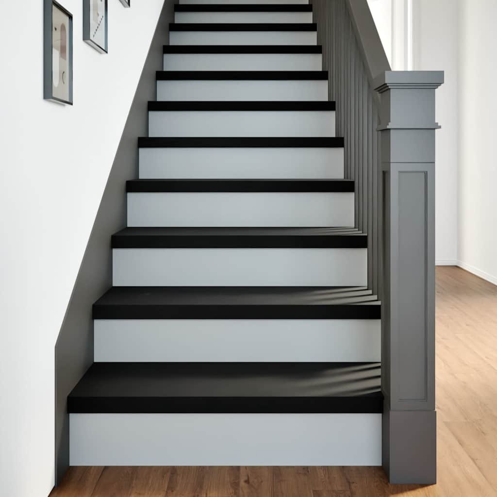 VidaXL Stopnie schodowe, 8 szt. brązowe 70x25x2 cm lite drewno dębowe