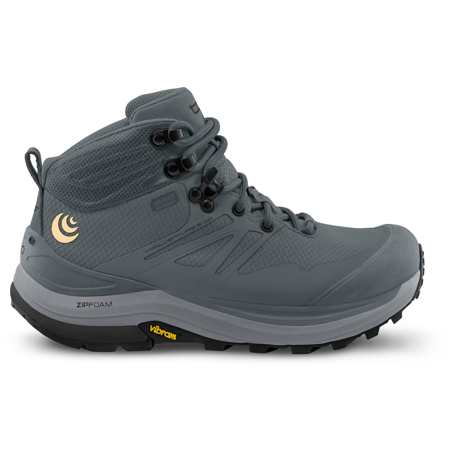 Buty trekkingowe wysokie damskie Topo Trailventure 2 WP Rozmiar butów (UE): 38 / Kolor: szary