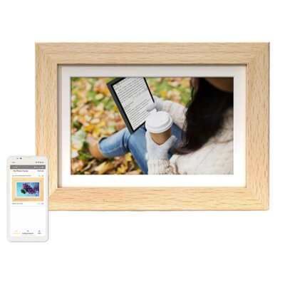 Ramka cyfrowa BIGME F7 Jasnobrązowy