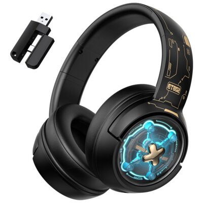 ONIKUMA GT802 Bezprzewodowe, Nauszne Czarny