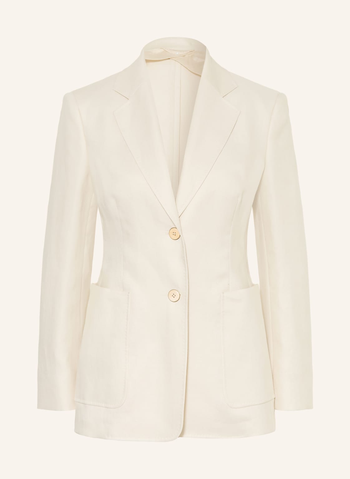 Max Mara Lniana Marynarka Volonta beige