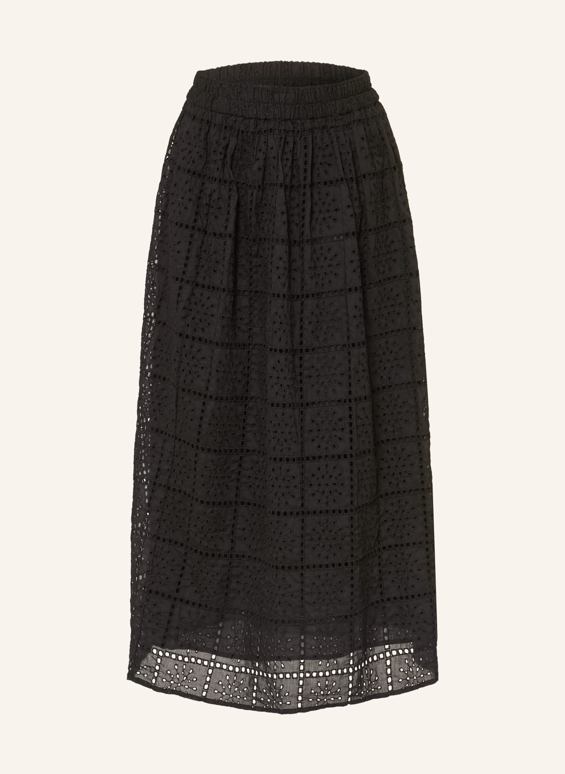 Rails Spódnica Z Koronki Ażurowanej schwarz