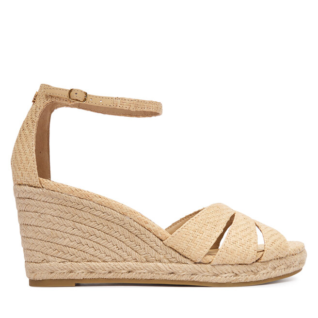Espadryle LAUREN RALPH LAUREN 802P10424001 Beżowy