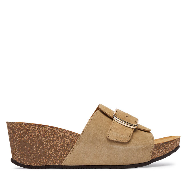Klapki Scholl Tropica Buckle Med. MF00880 Beżowy