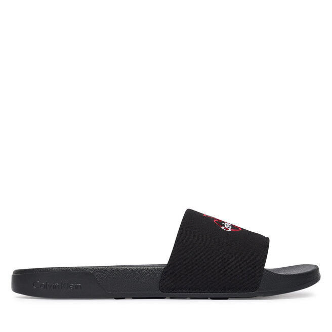 Klapki Calvin Klein Ess Slide Cv YM0YM01393 Czarny