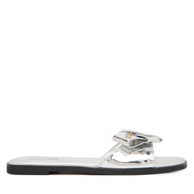 Klapki LOVE MOSCHINO JA28142G0OJE090B Srebrny