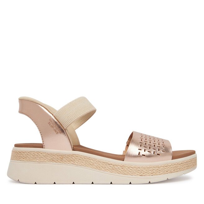 Sandały Skechers Bobs Sun Ray 114415/RSGD Złoty