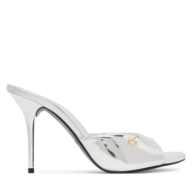 Klapki LOVE MOSCHINO JA28209G0OJE090B Srebrny