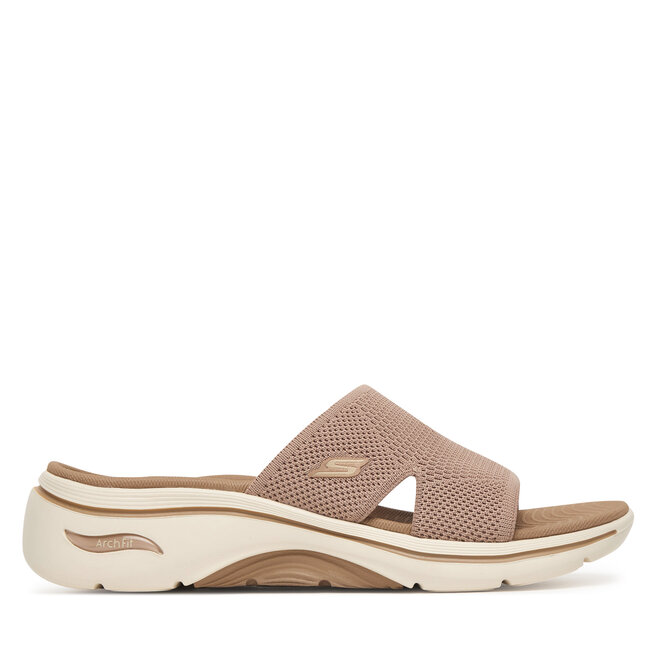 Klapki Skechers Gowalk Arch Fit 2.0 - Dakota 140865/TAN Beżowy