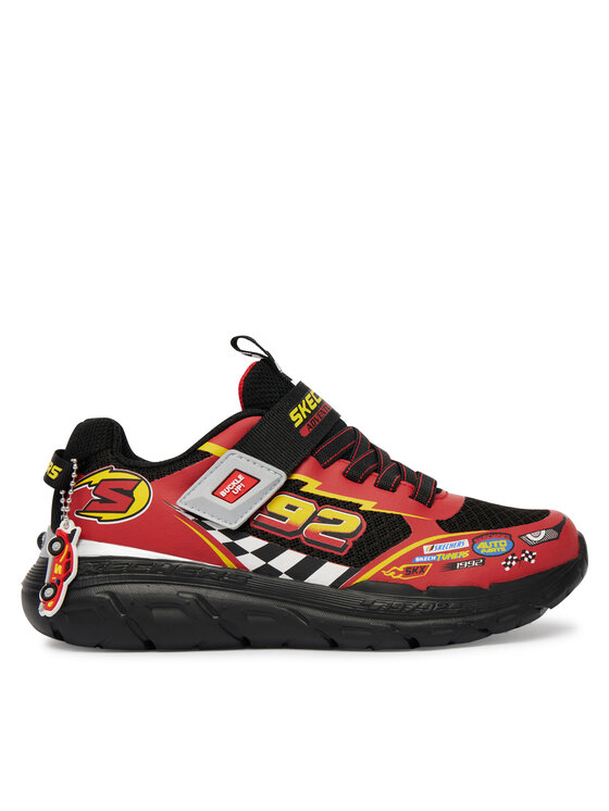 Skechers Sneakersy 402303L/BKRD Czerwony