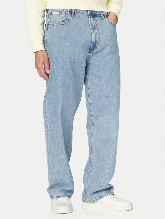 Calvin Klein Jeans Jeansy LV04RF953G Niebieski jasny Baggy Fit