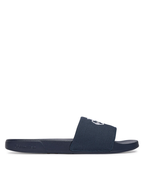 Calvin Klein Klapki Ess Slide Cv YM0YM01393 Granatowy